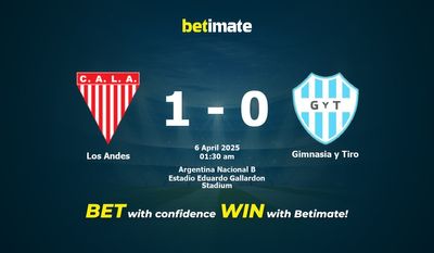 Dự đoán Los Andes vs Gimnasia y Tiro, tỷ lệ và tip cá cược 05/04/2025