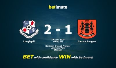 Dự đoán Loughgall vs Carrick Rangers, Tỷ lệ cược & Mẹo cá cược 19/04/2025