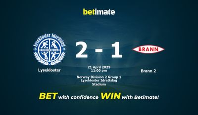 Dự đoán Lysekloster vs Brann 2, Tỷ lệ & Mẹo cá cược 21/04/2025