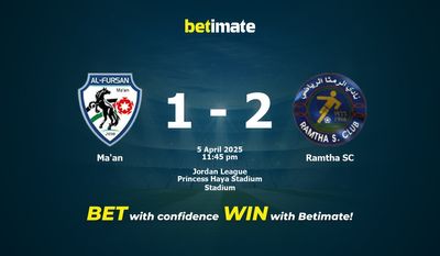 Dự đoán Ma'an vs Ramtha SC, Tỷ lệ cược & Mẹo cá cược 04/05/2025