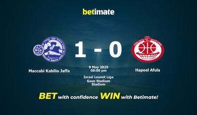 Dự đoán Maccabi Kabilio Jaffa vs Hapoel Afula, Tỷ lệ cược & Mẹo cá cược 05/09/2025