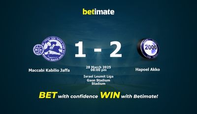Dự đoán Maccabi Kabilio Jaffa vs Hapoel Akko, Tỷ lệ & Mẹo cá cược 28/03/2025