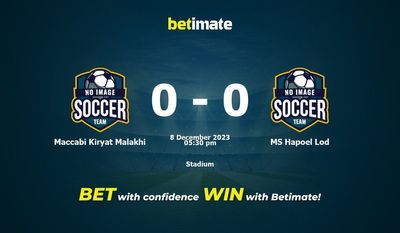 Dự đoán Maccabi Kiryat Malakhi vs MS Hapoel Lod, tỷ lệ cá cược 08/12/2023