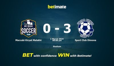 Dự đoán Maccabi Kiryat Malakhi vs Sport Club Dimona, Tỷ lệ & Mẹo cá cược 01/03/2024