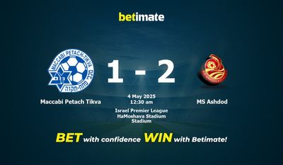 Dự đoán Maccabi Petach Tikva vs MS Ashdod, Tỷ lệ cược & Mẹo cá cược 05/03/2025