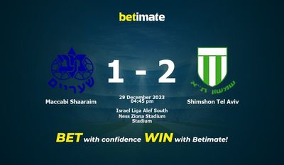 Dự đoán Maccabi Shaaraim vs Shimshon Tel Aviv, Tỷ lệ & Mẹo cá cược 29/12/2023