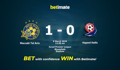 Dự đoán Maccabi Tel Aviv vs Hapoel Haifa, Tỷ lệ cược & Mẹo cá cược 03/08/2025