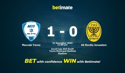 Dự đoán Maccabi Yavne vs AS Nordia Jerusalem, tỷ lệ và tip cá cược 21/12/2023