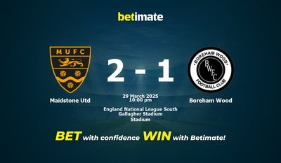 Dự đoán Maidstone Utd vs Boreham Wood, Tỷ lệ cược & Mẹo cá cược 29/03/2025