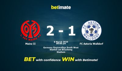 Soi kèo Mainz II vs FC Astoria Walldorf, tỷ lệ và tip cá cược 08/03/2025