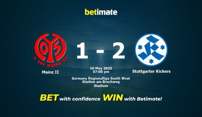 Soi kèo, tỷ lệ và tip cá cược Mainz II vs Stuttgarter Kickers 05/10/2025