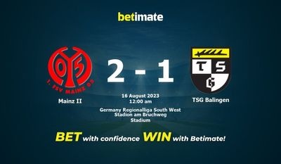 Soi kèo Mainz II vs TSG Balingen ngày 15/08/2023