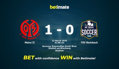 Dự đoán Mainz II vs TSV Steinbach, Tỷ lệ cược & Mẹo cá cược 21/03/2025