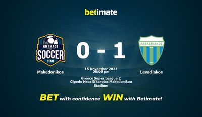 Dự đoán Makedonikos vs Levadiakos, tỷ lệ cá cược 15/11/2023