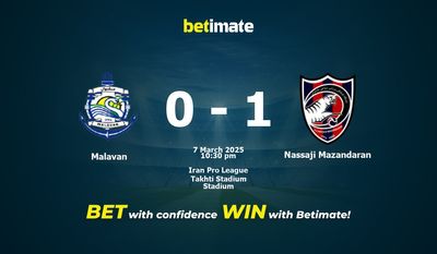 Soi kèo Malavan vs Nassaji Mazandaran, Tỷ lệ & Mẹo cá cược 07/03/2025
