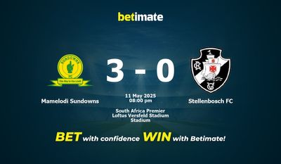 Dự đoán Mamelodi Sundowns vs Stellenbosch FC, Tỷ lệ cược & Mẹo cá cược 05/11/2025