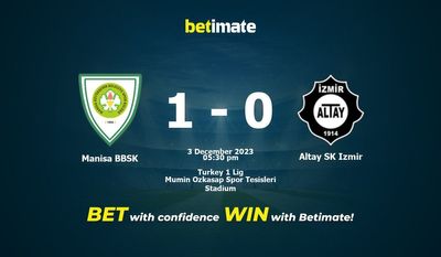 Soi kèo Manisa BBSK vs Altay SK Izmir, tỷ lệ và tip cá cược 03/12/2023