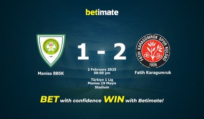 Dự đoán Manisa BBSK vs Fatih Karagumruk, tỷ lệ và tip cá cược 02/02/2025
