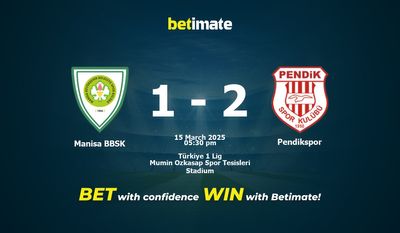 Dự đoán Manisa BBSK vs Pendikspor, Tỷ lệ & Mẹo cá cược 15/03/2025
