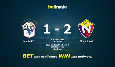 Dự đoán Manta FC vs El Nacional, Tỷ lệ & Mẹo cá cược 08/03/2025