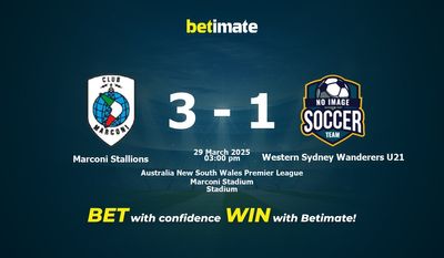 Dự đoán, tỷ lệ cược và mẹo cá cược Marconi Stallions vs Western Sydney Wanderers U21 29/03/2025