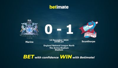 Dự đoán Marine vs Scunthorpe, Tỷ lệ cược & Mẹo cá cược 12/14/2024