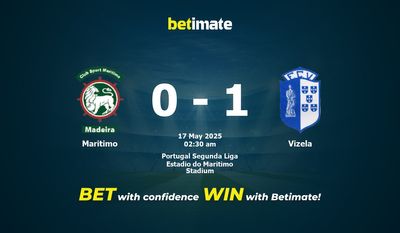 Soi kèo Maritimo vs Vizela, Tỷ lệ & Mẹo cá cược 16/05/2025