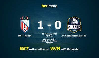 Dự đoán MAT Tetouan vs SC Chabab Mohammedia, Tỷ lệ & Mẹo cá cược 18/02/2024