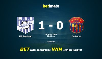 Dự đoán MB Rouissat vs CA Batna, Tỷ lệ cược & Mẹo cá cược 04/10/2025