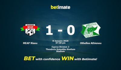 Dự đoán, Tỷ lệ cược & Mẹo cá cược MEAP Nisou vs Othellos Athienou 01/08/2025
