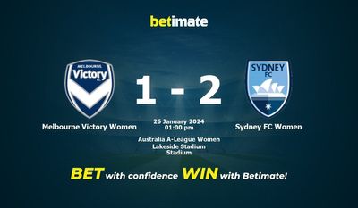 Dự đoán, tỷ lệ và mẹo cá cược Melbourne Victory Women vs Sydney FC Women 26/01/2024