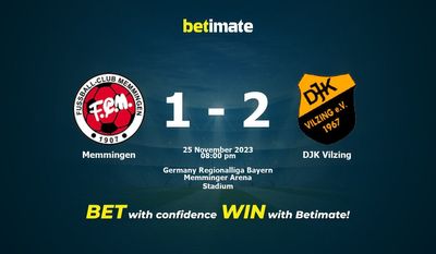 Soi kèo Memmingen vs DJK Vilzing, Tỷ lệ & Mẹo cá cược 25/11/2023