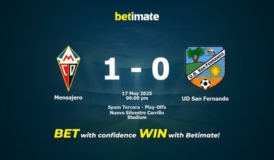 Soi kèo Mensajero vs UD San Fernando, tỷ lệ và tip cá cược 17/05/2025