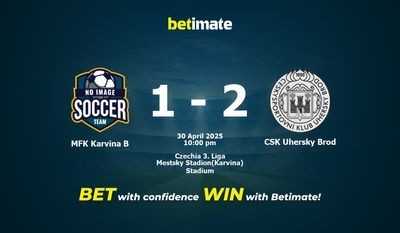 Dự đoán MFK Karvina B vs CSK Uhersky Brod, Tỷ lệ & Mẹo cá cược 30/04/2025