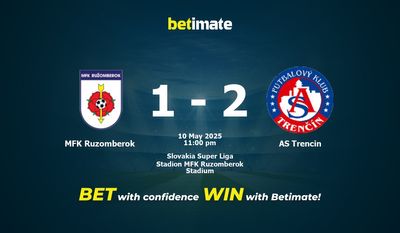 Dự đoán MFK Ruzomberok vs AS Trencin, Tỷ lệ cược & Mẹo cá cược 05/10/2025