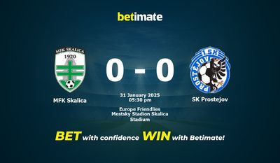 Soi kèo MFK Skalica vs SK Prostejov, tỷ lệ và tip cá cược 31/01/2025