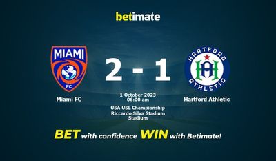 Dự đoán thể thao Miami FC vs Hartford, Tỷ lệ & Mẹo cá cược 30/09/2023
