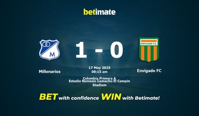 Soi kèo Millonarios vs Envigado FC, tỷ lệ và tip cá cược 17/05/2025