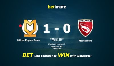 Dự đoán Milton Keynes Dons vs Morecambe, Tỷ lệ cược & Mẹo cá cược 03/08/2025