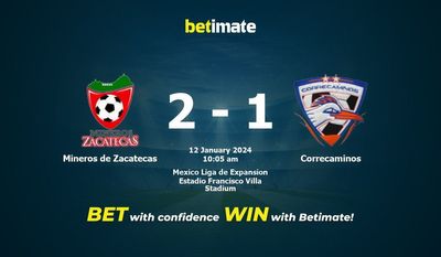 Soi kèo Mineros de Zacatecas vs Correcaminos, Tỷ lệ & Mẹo cá cược 12/01/2024