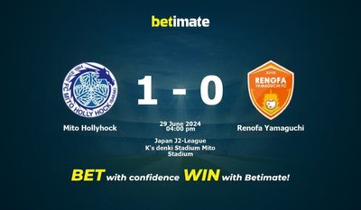 Soi kèo Mito Hollyhock vs Renofa Yamaguchi, tỷ lệ cá cược 29/06/2024