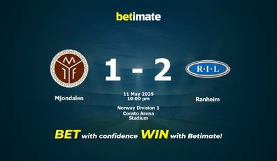 Dự đoán Mjondalen vs Ranheim, Tỷ lệ & Mẹo cá cược 05/11/2025