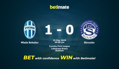 Dự đoán Mlada Boleslav vs Slovacko, tỷ lệ và tip cá cược 25/05/2025