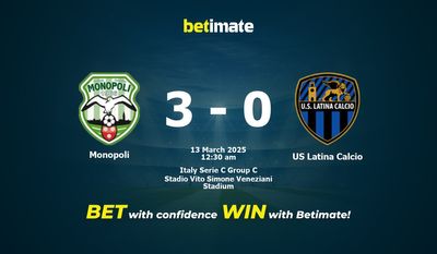 Dự đoán Monopoli vs US Latina Calcio, Tỷ lệ cược & Mẹo cá cược 03/12/2025
