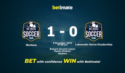 Dự đoán Montana vs Lokomotiv Gorna Oryahovitsa, tỷ lệ và tip cá cược 08/12/2024