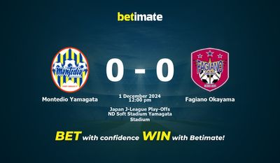 Dự đoán Montedio Yamagata vs Fagiano Okayama, Tỷ lệ cược & Mẹo cá cược 12/01/2024