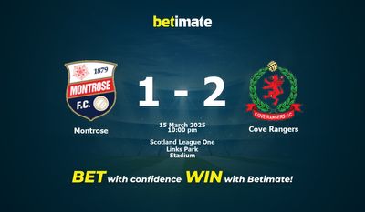 Dự đoán Montrose vs Cove Rangers, Tỷ lệ cược & Mẹo cá cược 03/15/2025