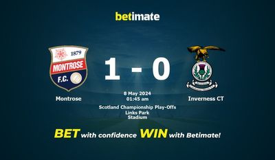 Dự đoán Montrose vs Inverness CT, tỷ lệ cá cược 07/05/2024
