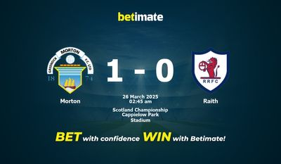 Dự đoán Morton vs Raith, Tỷ lệ cược & Mẹo cá cược 25/03/2025