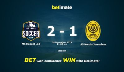 Soi kèo MS Hapoel Lod vs AS Nordia Jerusalem, tỷ lệ và tip cá cược 28/12/2023